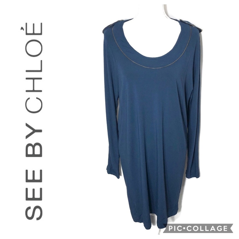 See By Chloe Long Sleeve Dress NWT Sz 4 Women’s